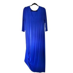 Sympli Reversable Royal Blue Drama Dress